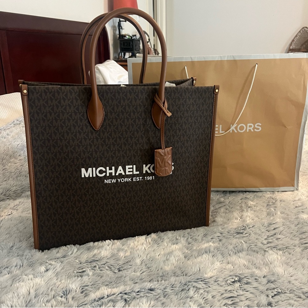 Michael Kors Brown Tote Bag